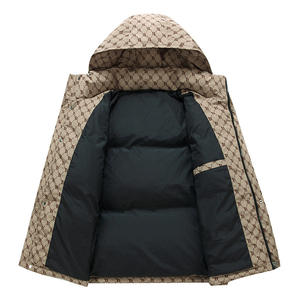 Doudoune d'hiver courte pour <span class=keywords><strong>homme</strong></span> à capuche rembourrée chaude doudoune pour <span class=keywords><strong>homme</strong></span> - Product Image 6