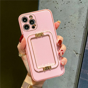 Funda de teléfono de cuero a prueba de golpes con logotipo personalizado, de lujo, <span class=keywords><strong>a51</strong></span> para samsung, con soporte magnético - Product Image 4
