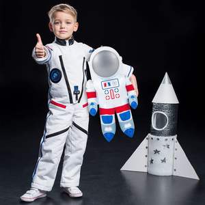 Juguete Inflable Educativo de Astronauta de PVC Blanco con Característica Impermeable para Fiestas de Cumpleaños y Decoración de Habitaciones Infantiles - Product Image 3