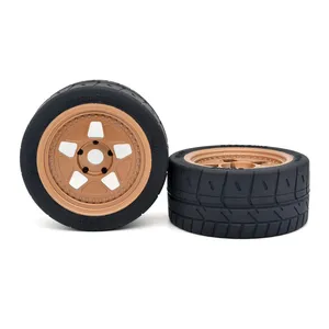 Roues de pneus en caoutchouc, pièces de rechange pour voiture <span class=keywords><strong>ZD</strong></span> Racing 1/7 <span class=keywords><strong>EX</strong></span>-<span class=keywords><strong>07</strong></span> RC, 2 pièces - Product Image 4