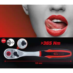 KS TOOLS-935,3890 Trinquete reversible 3/8 ''Monster 96 DIENTES-EAN 4042146877821 RATCHETS 3/8" - Product Image 2