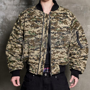 Atacado 14oz Denim <span class=keywords><strong>Digital</strong></span> <span class=keywords><strong>Camo</strong></span> Imprimir Bomber <span class=keywords><strong>Jacket</strong></span> Cropped Boxy Fit Oversized Camuflagem dos homens grossos Inverno Streetwear <span class=keywords><strong>Jacket</strong></span> - Product Image 2