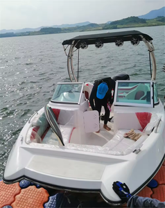CE Approved 19ft Fashion Fishing Small Luxury Yacht <b>Boat</b> Sport <b>Boat</b> Fiberglass Speed <b>Boat</b> With Engine - Product Image 6
