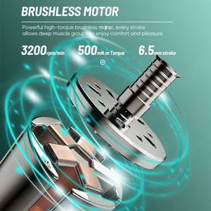 Nouvelle tendance Double têtes Mini pistolet de Massage 30 vitesses pistolet musculaire Massage pistolet à tissus profonds corps Fascia pistolet <span class=keywords><strong>masseur</strong></span> - Product Image 3