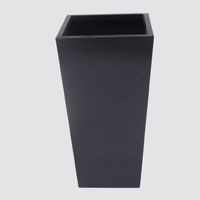 Grosir Produk Dekorasi Taman Vertikal Logam Pot Bunga Persediaan Taman Stainless Steel Stackable Pekebun