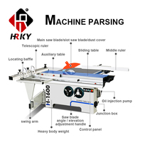 Scie à table horizontale de précision 1,6 m avec moteur pour usine de meubles, machine de découpe du bois – Offre Spéciale