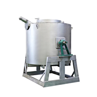 Vente en gros de fours industriels fonderie métal moulage sous pression alliage d'aluminium four acier fer métal fusion four électrique à induction
