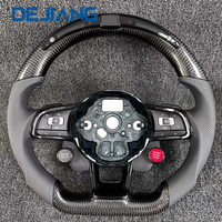 Volant en carbone forgé personnalisé avec LED, compatible avec Volkswagen ID7 ID3 VW MK8 Touareg Golf GTI R, accessoires intérieurs pour voitures de sport