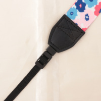 Sangle d'appareil photo à motif floral avec soulagement de la pression, sangle de cou transversale pour appareils photo reflex numériques et numériques