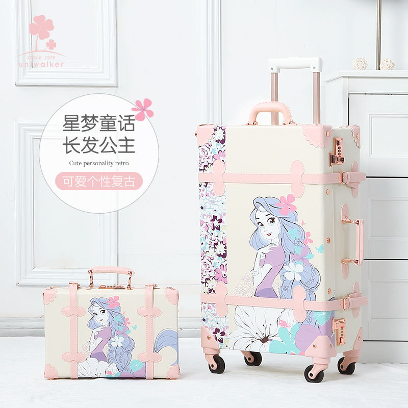 Cute Cartoon Spinner Luggage Case with Lock for Girls OEM Available