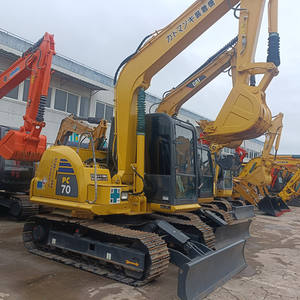 Excavatrice sur chenilles Komatsu PC70 d'occasion, modèle 2018, 7 tonnes, équipement de construction haute performance - Product Image 2