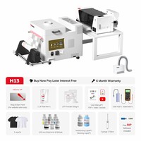 Imprimante DTF InkSonic F1080 A3 avec agitateur et extracteur de four 14 pouces 36 cm, imprimante DTF industrielle pour t-shirts