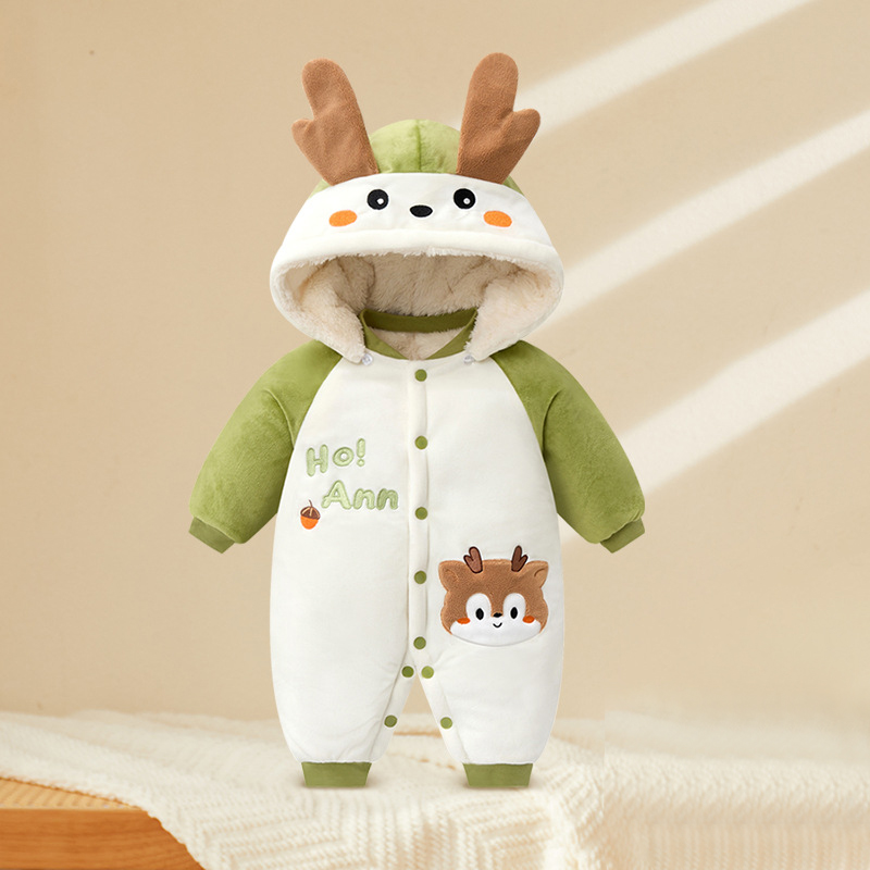 Little Green Reindeer [Warm Upgrade: Fleece and Thicker]