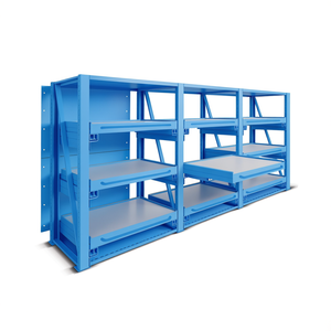 Étagère murale arrière Fami System Ar 1050 L x 2010 H Bleu RAL5012 Rangement mural - Product Image 3
