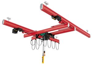 500kg 1ton 2 Ton 3 Ton Mini hang carroponte con paranco elettrico a catena - Product Image 5