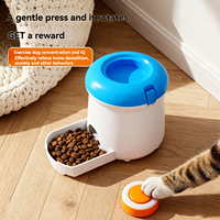 Nouveau Distributeur de Nourriture pour Animaux à Télécommande, Grande Capacité, avec Enregistrement Vocal Personnalisable pour l'Entraînement des Animaux en Extérieur