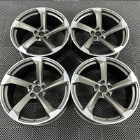 Rines de Aleación Forjados Personalizados de Lujo para Autos, Diseño Cóncavo Profundo, 5*120 5*114.3 Pulgadas, 5 Radios, para A3 8V A4 B8 B9 Mk7 A7, Tamaños 18 19 20 21 22