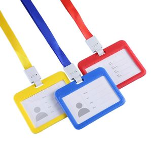 X527 Wholesale Factory Price Plastic Abs Sliding Design Id <b>Card</b> <b>Protector</b> Hot Selling Work <b>Card</b> Holder - Product Image 3