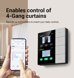 แผงสวิตช์2024ระบบอัตโนมัติในบ้าน3.5นิ้ว ZigBee รักษาความปลอดภัยสีทองพร้อม<span class=keywords><strong>4</strong></span>กลุ่มควบคุมแสงหรี่ผ่านชีวิตอัจฉริยะ - Product Image 6