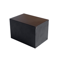 Boîtier d'amplificateur extérieur en aluminium anodisé IP54, boîtier d'onduleur divisé, boîte de sortie, boîtier de mini PC monobloc