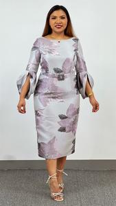 가장 인기있는 제품 플러스 사이즈 맥스 드레스 겸손한 정원 파티 드레스 플러스 사이즈 Bodycon 원피스 뚱뚱한 숙녀 - Product Image 2