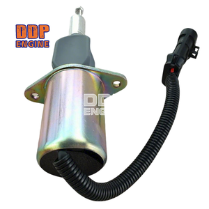 Válvula solenoide de corte de combustible 3939019 SA-4889-24 3939018 SA-4889-12 para Cummins 6L ISL8.9 QSL8.9 - Product Image 1