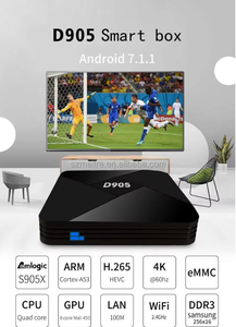 Usine directement vente D905 Android TV Box Amlogic S905L Quad Core <span class=keywords><strong>CPU</strong></span> Mali 450 750MHz GPU décodeur - Product Image 3