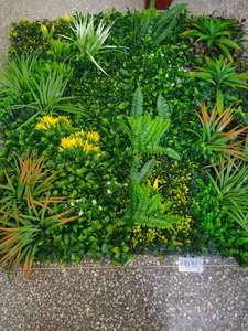 Heim- und Gartendeko Innenbereich Blattpaneel Künstliche Grüne Graswand Buchsbaumhecke Kunstpflanze Außendekoration - Product Image 2