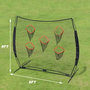 Premium Soccer Training Equipment 8ft*8ft Soccer Net Sport Target Football Shooting Net