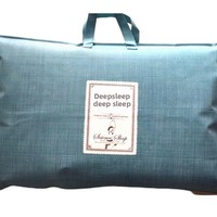 Sac à oreiller en non-tissé spunlace imprimé couleur avec design 3D pour l'emballage de literie, option logo personnalisé, usage professionnel et commercial