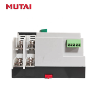 MUTAI Commutateur photovoltaïque monophasé ATS 100A 100Amp 100 Amp PV 2P 3P 4 P 2 3 4 Pôles à transfert automatique solaire