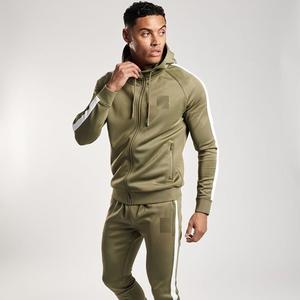 Survêtements slim pour hommes 2026, logo personnalisé, molleton technique avec jogging latéral, survêtement en molleton d'hiver - Product Image 4