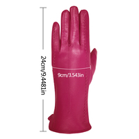 Fabricant de gants professionnels doublure tricotée en peau de chèvre classique hiver chaud écran tactile gants en cuir pour hommes et femmes