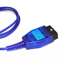 VAG KKL + Fiat ECU tarama anahtarı ile FTDI OBD2 adaptörü teşhis kablosu VAG için Fiat için yazılım ile
