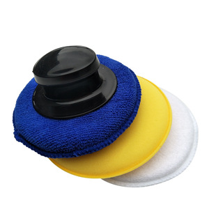 Kit de 31 éponges de lavage de voiture, de polissage et de cirage, circulaires haute densité pour le nettoyage et le polissage automobile - Product Image 3