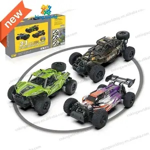 Juguete educativo de construcción Rc Car Assembly Kit Stem Car Play Set Control remoto Car Hobby Engineering Bricks Roadster Kits de luces