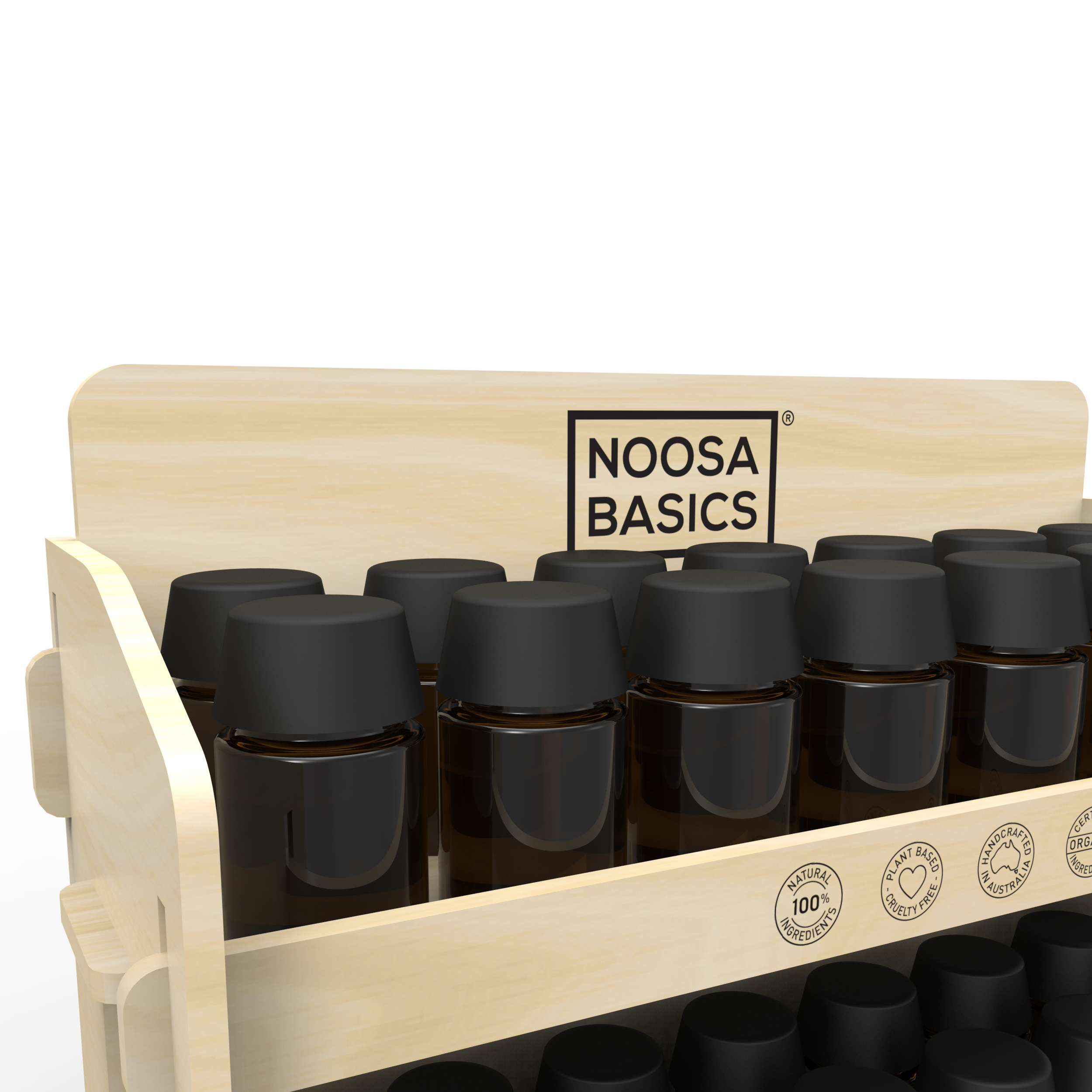 Dismountable Wooden Hand Cream Display Stand — view 4