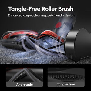 Aspirateur sans fil 600W 55Kpa, 60 minutes, 180° °   Brosse flexible anti-emmêlement, station de charge <span class=keywords><strong>pour</strong></span> animaux domestiques/poils/tapis/sols/voitures - Product Image 6
