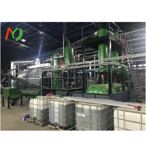 Recycling Pyrolysis Plant Semi Continuous Waste Plastic Waste Tire MSW to Fuel oil