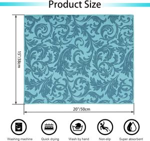 Tùy Chỉnh In Món Ăn Khô <span class=keywords><strong>Mat</strong></span> Cho Nhà Bếp Và Tấm Bàn Ăn <span class=keywords><strong>Mat</strong></span> Sợi Nhỏ Nhà Bếp Thấm Khô <span class=keywords><strong>Mat</strong></span> - Product Image 4