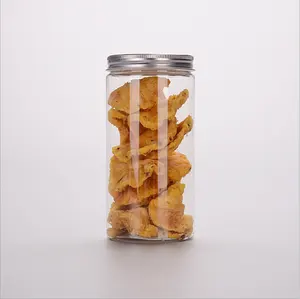 Tarros de plástico delgados altos de 500ml de grado alimenticio para manteca de cacahuete, mermeladas de miel con tapa de rosca