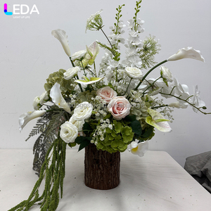 Décoration d'événements de mariage LEDA, nouvelle conception, boule florale mixte de style forêt, faite à la main, 40 cm - Product Image 2