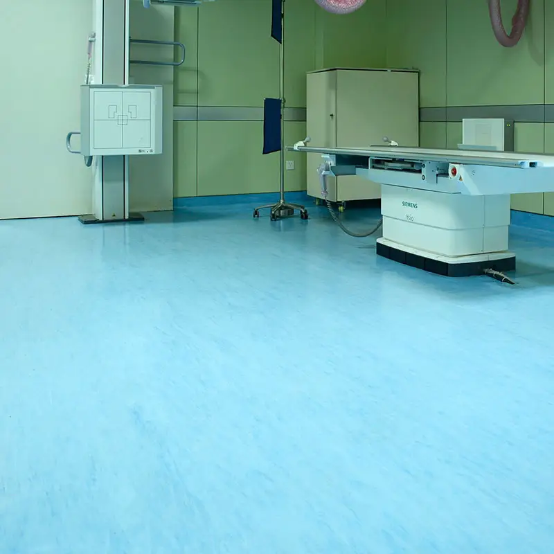 100% jungfräuliche Indoor-PVC homogene Vinyl Krankenhaus Bodenbelag/Rolle/Blatt Preis aus China