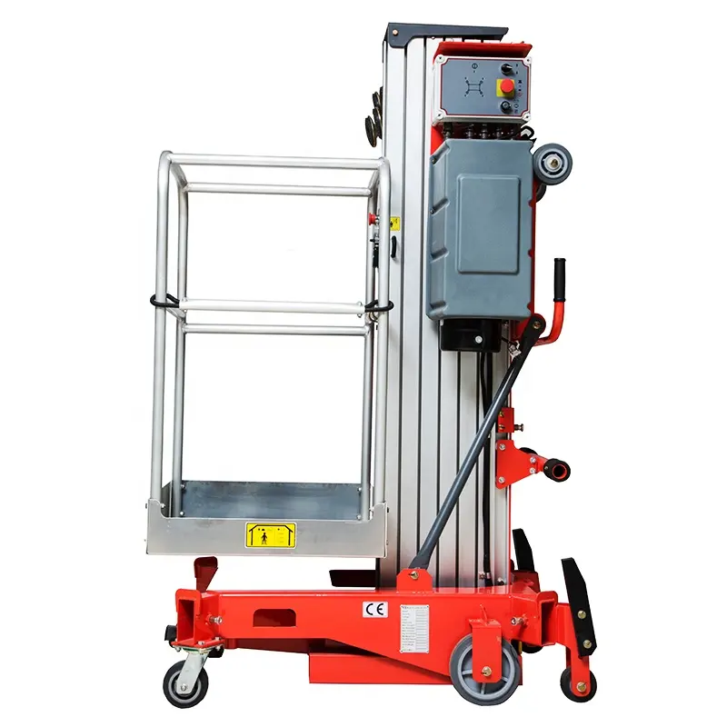 High End Mini Portable Trolley Pallet Aluminum Working Lift with CE