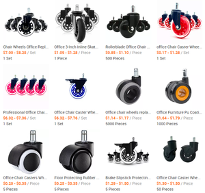 कार्यालय की कुर्सी पहियों प्रतिस्थापन कार्यालय की कुर्सी ढलाईकार पहिया रोलर ब्लेड कुर्सी पहिया - Product Image 6