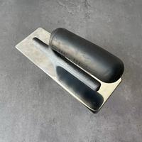 Truelle à plâtrer en acier inoxydable de haute qualité, argentée pailletée, outil de finition pour le plâtre, outils de construction
