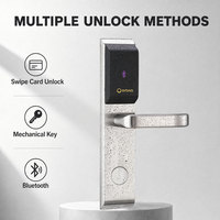 Système de serrure de porte d'hôtel ORBITA Bluetooth haute efficacité, compatible avec la commande à distance par application