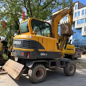 รถขุดล้อยี่ห้อฮุนได รุ่น R60W สำหรับงานดิน รถขุดล้อฮุนได 60w-9 ของแท้ มือสอง ขนาด 6 ตัน 15 ตัน 21 ตัน - Product Image 3
