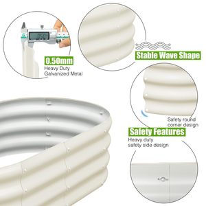 Cama de jardín <span class=keywords><strong>elevada</strong></span> de Metal con etiqueta privada personalizada, maceta <span class=keywords><strong>elevada</strong></span> para verduras, cama de jardín <span class=keywords><strong>elevada</strong></span> galvanizada - Product Image 4