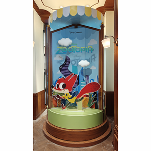 Xoay gỗ hiển thị đứng bàn xoay 360 độ cho các cửa hàng bán lẻ Boutique - Product Image 1